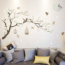 Load image into Gallery viewer, 2 PCS/Set DIY Tree Birds Flower Home Decor Wall Stickers