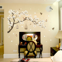Load image into Gallery viewer, 2 PCS/Set DIY Tree Birds Flower Home Decor Wall Stickers