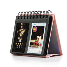 Load image into Gallery viewer, Calendar Style Desktop Standing Brand Name Folder Mini Desk 3 inch 68 Photos Album Book