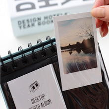 Load image into Gallery viewer, Calendar Style Desktop Standing Brand Name Folder Mini Desk 3 inch 68 Photos Album Book