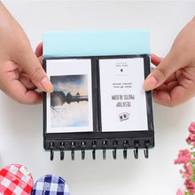 Load image into Gallery viewer, Calendar Style Desktop Standing Brand Name Folder Mini Desk 3 inch 68 Photos Album Book