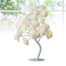 Load image into Gallery viewer, Rose Bedside Night Light Girl Heart Room Decoration Table Lamp, AC 220V