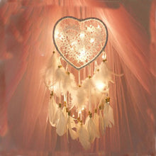 Load image into Gallery viewer, Creative Hand-Woven Crafts Dream Catcher Home Car Wall Hanging Decoration, With Light, Without Light