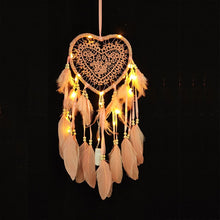 Load image into Gallery viewer, Creative Hand-Woven Crafts Dream Catcher Home Car Wall Hanging Decoration, With Light, Without Light