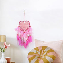 Load image into Gallery viewer, Creative Hand-Woven Crafts Dream Catcher Home Car Wall Hanging Decoration, With Light, Without Light