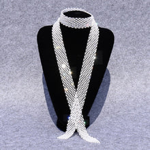 Load image into Gallery viewer, Women Sequined Rhinestone Bow Tie Dance Costume Accessories