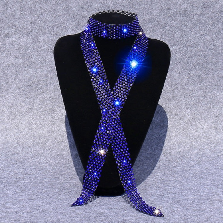 Women Sequined Rhinestone Bow Tie Dance Costume Accessories