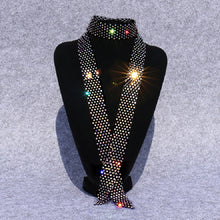 Load image into Gallery viewer, Women Sequined Rhinestone Bow Tie Dance Costume Accessories
