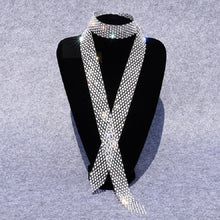 Load image into Gallery viewer, Women Sequined Rhinestone Bow Tie Dance Costume Accessories