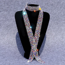 Load image into Gallery viewer, Women Sequined Rhinestone Bow Tie Dance Costume Accessories