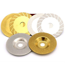 Load image into Gallery viewer, 100mm Electroplated Diamond Grinding Slice Glass Grinding Disc 4 Inch Diamond Cutting Piece Alloy Sand Circular Saw Blade, 100mm Picture Three, 100mm Picture One, 100mm Picture Two