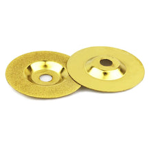 Load image into Gallery viewer, 100mm Electroplated Diamond Grinding Slice Glass Grinding Disc 4 Inch Diamond Cutting Piece Alloy Sand Circular Saw Blade, 100mm Picture Three, 100mm Picture One, 100mm Picture Two
