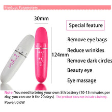 Load image into Gallery viewer, 2 PCS Mini Electric Portable Eye Massager Eye Care Beauty Instrument