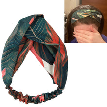 Load image into Gallery viewer, Summer Bohemian Style Hairbands Headbands For Women Retro Cross Knot Turban