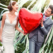 Load image into Gallery viewer, 32 Inch Heart Shape Inflatable Foil Balloons Helium Balloon Birthday Party Wedding Decoration, Size: 75cm