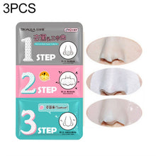 Load image into Gallery viewer, 3 PCS Beauty Pig Nose Mask Remove Blackhead Acne Remover Clear Black Head 3 Step Kit Skin, Blue, Red