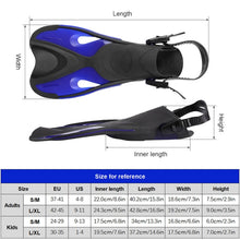 Load image into Gallery viewer, Adult Children Adjustable Flippers Snorkeling Equipment