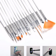 Load image into Gallery viewer, 15 PCS/Set Nail Art Tools Brushes for Manicure Rhinestones Nails Decorations Nail Nrush Kit Painting Fingernail Tool Pen Kit