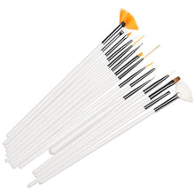 Load image into Gallery viewer, 15 PCS/Set Nail Art Tools Brushes for Manicure Rhinestones Nails Decorations Nail Nrush Kit Painting Fingernail Tool Pen Kit