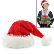 Load image into Gallery viewer, Dense Velvet Plush Christmas Hats Christmas Holiday Christmas Cap for Santa Claus, Dense Velvet Plush Hat