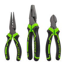Load image into Gallery viewer, Industrial Grade Multi-function Wire Tip Oblique Pliers, Long Nose Pliers 6 Inch, Diagonal Pliers 6 Inch, Wire Cutter 8 Inch
