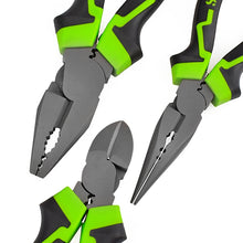 Load image into Gallery viewer, Industrial Grade Multi-function Wire Tip Oblique Pliers, Long Nose Pliers 6 Inch, Diagonal Pliers 6 Inch, Wire Cutter 8 Inch