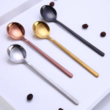 Load image into Gallery viewer, Mini Accessories Coffee Spoon Kitchen Dessertspoon Dining Round Shape Coffee  Stainless Steel Home, 13cm, 15cm, 17cm