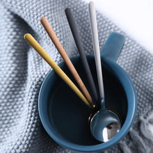 Load image into Gallery viewer, Mini Accessories Coffee Spoon Kitchen Dessertspoon Dining Round Shape Coffee  Stainless Steel Home, 13cm, 15cm, 17cm