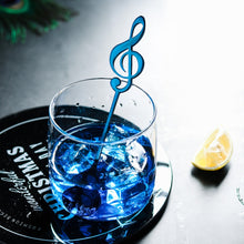 Load image into Gallery viewer, Creative Musical Note Spoon Coffee Stirring Scoop Stainless Steel Titanium Music Bar Spoon Gift Spoon