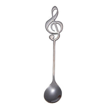 Load image into Gallery viewer, Creative Musical Note Spoon Coffee Stirring Scoop Stainless Steel Titanium Music Bar Spoon Gift Spoon