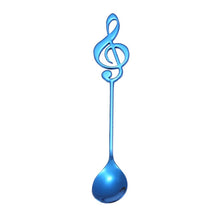 Load image into Gallery viewer, Creative Musical Note Spoon Coffee Stirring Scoop Stainless Steel Titanium Music Bar Spoon Gift Spoon