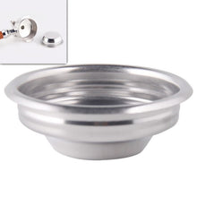 Load image into Gallery viewer, Semi-automatic Coffee Machine Stainless Steel Powder Bowl Brewing Head Filter Bottomless Handle Filter, Single Cup 58mm Universal, Double Cup 58mm Universal