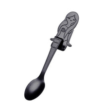 Load image into Gallery viewer, Creative Coffee Spoon Mermaid Shape Handle Spoons Flatware Drinking Tools, Black, Gold, Symphony, Rose Gold, True Color