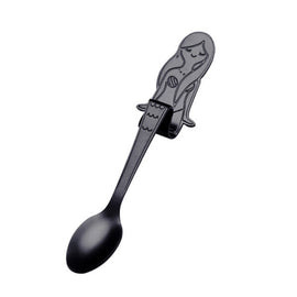 Creative Coffee Spoon Mermaid Shape Handle Spoons Flatware Drinking Tools, Black, Gold, Symphony, Rose Gold, True Color