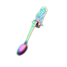 Load image into Gallery viewer, Creative Coffee Spoon Mermaid Shape Handle Spoons Flatware Drinking Tools, Black, Gold, Symphony, Rose Gold, True Color