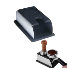 Load image into Gallery viewer, Stainless Steel Silicone Espresso Coffee Tamper Stand Barista Tool Powder Pad Hammer Pad