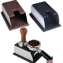 Load image into Gallery viewer, Stainless Steel Silicone Espresso Coffee Tamper Stand Barista Tool Powder Pad Hammer Pad