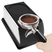 Load image into Gallery viewer, Stainless Steel Silicone Espresso Coffee Tamper Stand Barista Tool Powder Pad Hammer Pad
