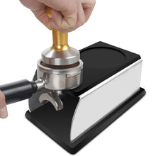 Load image into Gallery viewer, Stainless Steel Silicone Espresso Coffee Tamper Stand Barista Tool Powder Pad Hammer Pad