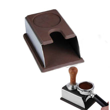 Load image into Gallery viewer, Stainless Steel Silicone Espresso Coffee Tamper Stand Barista Tool Powder Pad Hammer Pad