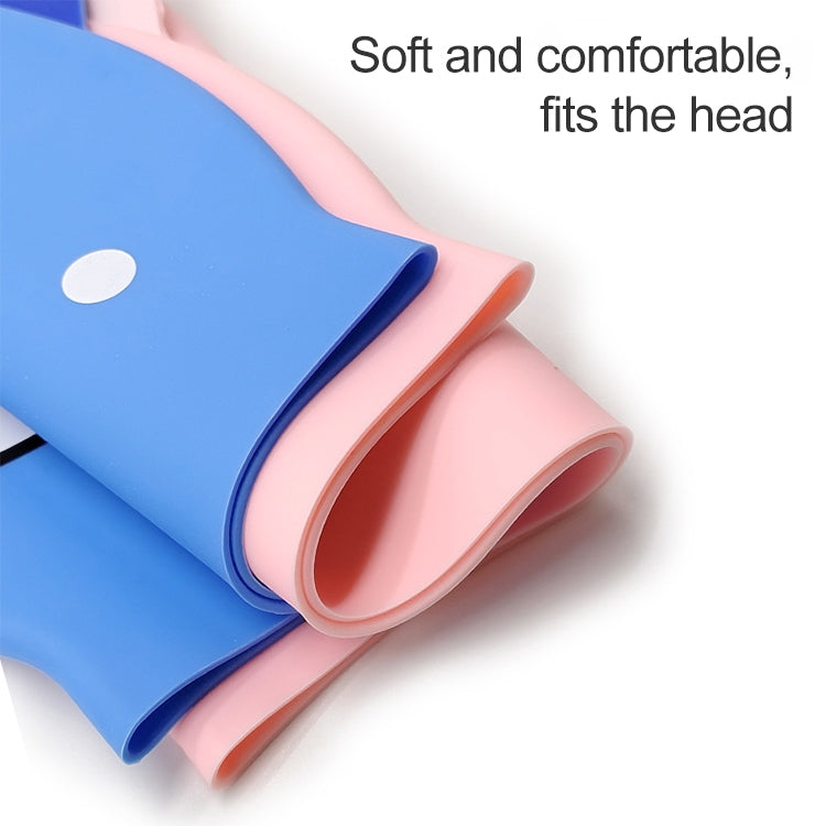 Children Cartoon Dinosaur Comfortable Silicone Swimming Cap
