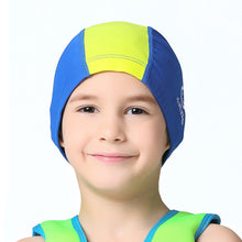 Load image into Gallery viewer, 1101 Middle Age Children Deepen Summer Sun Protection Swimming Caps