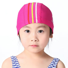 Load image into Gallery viewer, 1101 Middle Age Children Deepen Summer Sun Protection Swimming Caps