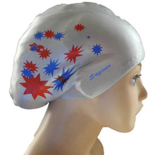 Load image into Gallery viewer, Printed Silicone Swimming Cap Waterproof Swimming Cap for Long Hair