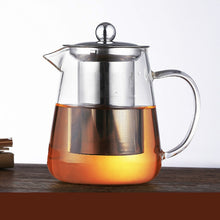Load image into Gallery viewer, Large Capacity Heat Resistant Glass Teapot Tea Set With Stainless Steel Filter For Kung Fu Tea, 450ML, 550ML, 750ML, 950ML