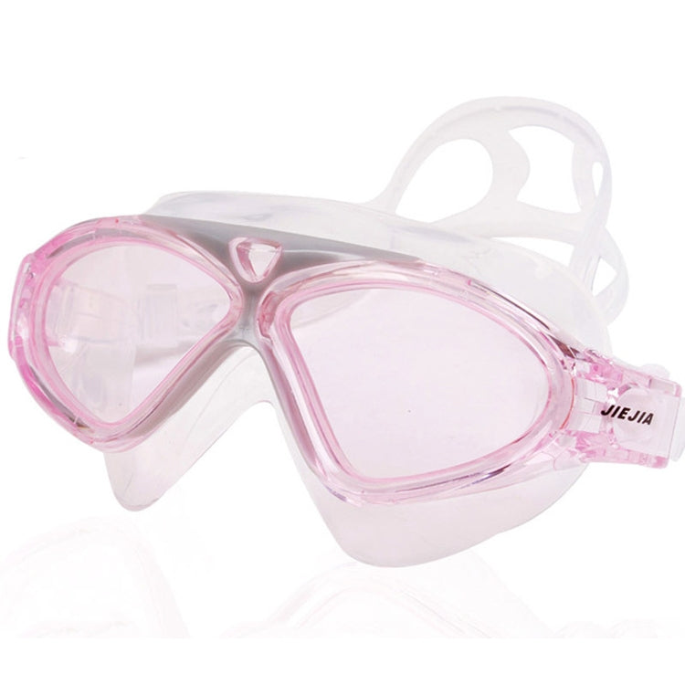 JIEJIA J8170 Large Frame Adult Waterproof and Anti-fog Swimming Glasses