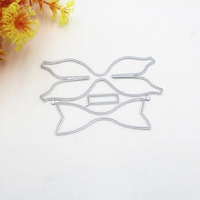 Load image into Gallery viewer, 3D Bow Scrapbook Envelope Paper Mold Metal Embossing Cutting Knife Mold, 3D Bow Scrapbook Shape