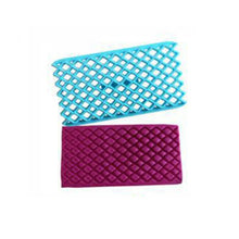 Load image into Gallery viewer, 2 PCS Cake Fondant Tool Heart Shaped Diamond Texture Plaid Overpass Quyi Seal Printing Mould