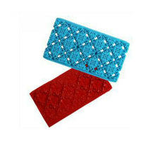 Load image into Gallery viewer, 2 PCS Cake Fondant Tool Heart Shaped Diamond Texture Plaid Overpass Quyi Seal Printing Mould