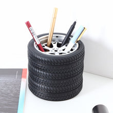 Load image into Gallery viewer, Multi-function Vehicle Wheel Pen Holder Pencil Organizer Desktop Pencil Cases